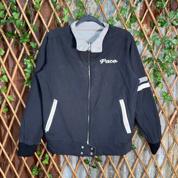 Vintage Y2K PACO jeans 90s embroider reversible windbreaker - Picture 3 of 6